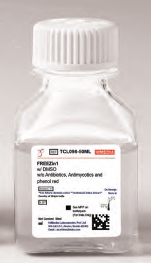 [TCL098-50ML] CryoXL™ Universal Freezing Medium w/ DMSO w/o Antibiotics, Antimycotics and Phenol red Sterile filtered  