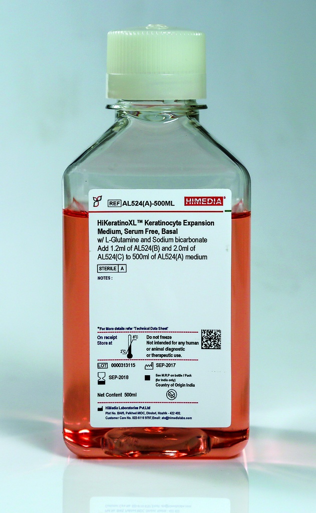 HiMarrowXLTM Karyotyping Medium w/ L-Glutamine, Sodium bicarbonate, FBS, Conditioned Medium and Gentamicin Sulfate [AL301A]