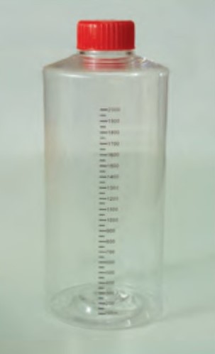 Tissue Culture Roller Bottle, vented cap, surface area: 750cm2,Total volume : 2000ml [TCS10]